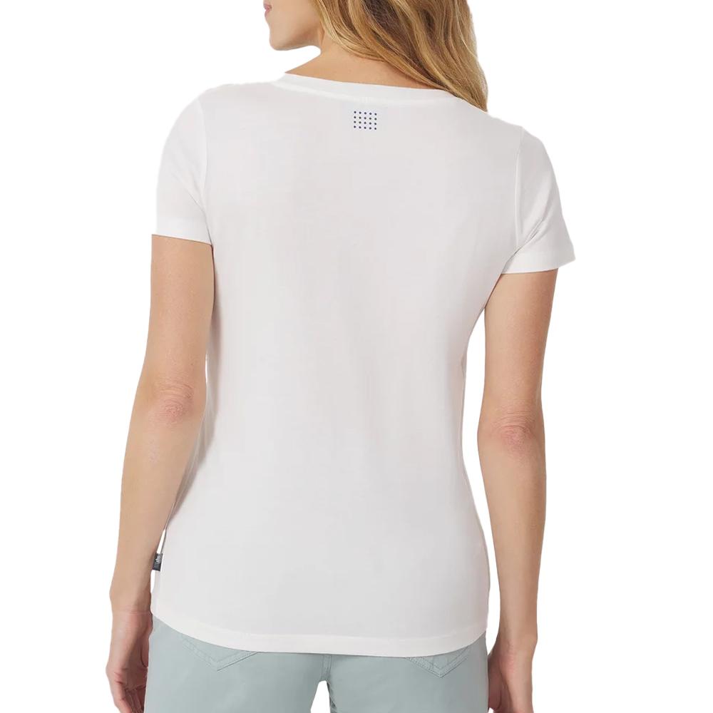 TBS T-shirt Blanc Femme TBS Reflet