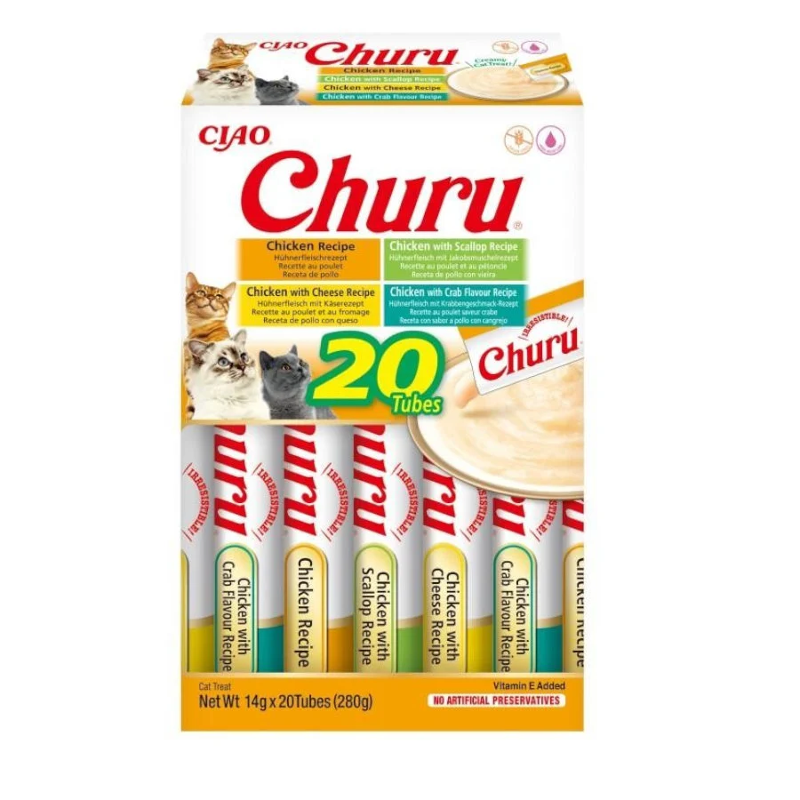 Churu Sabores de Frango Líquido para Gatos