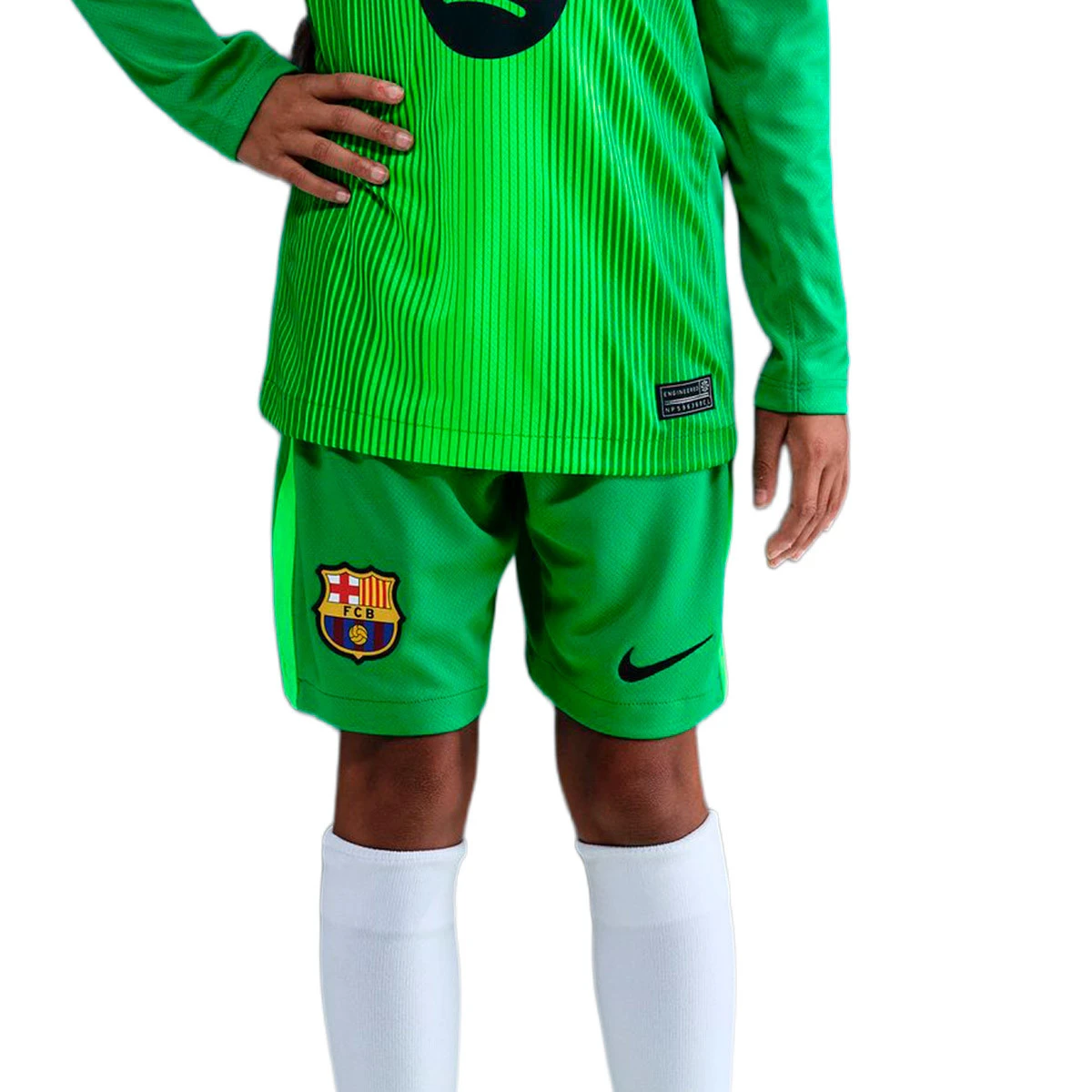 Calções Nike FC Barcelona Primeiro Equipamento Guarda-redes 2025-2026 Criança