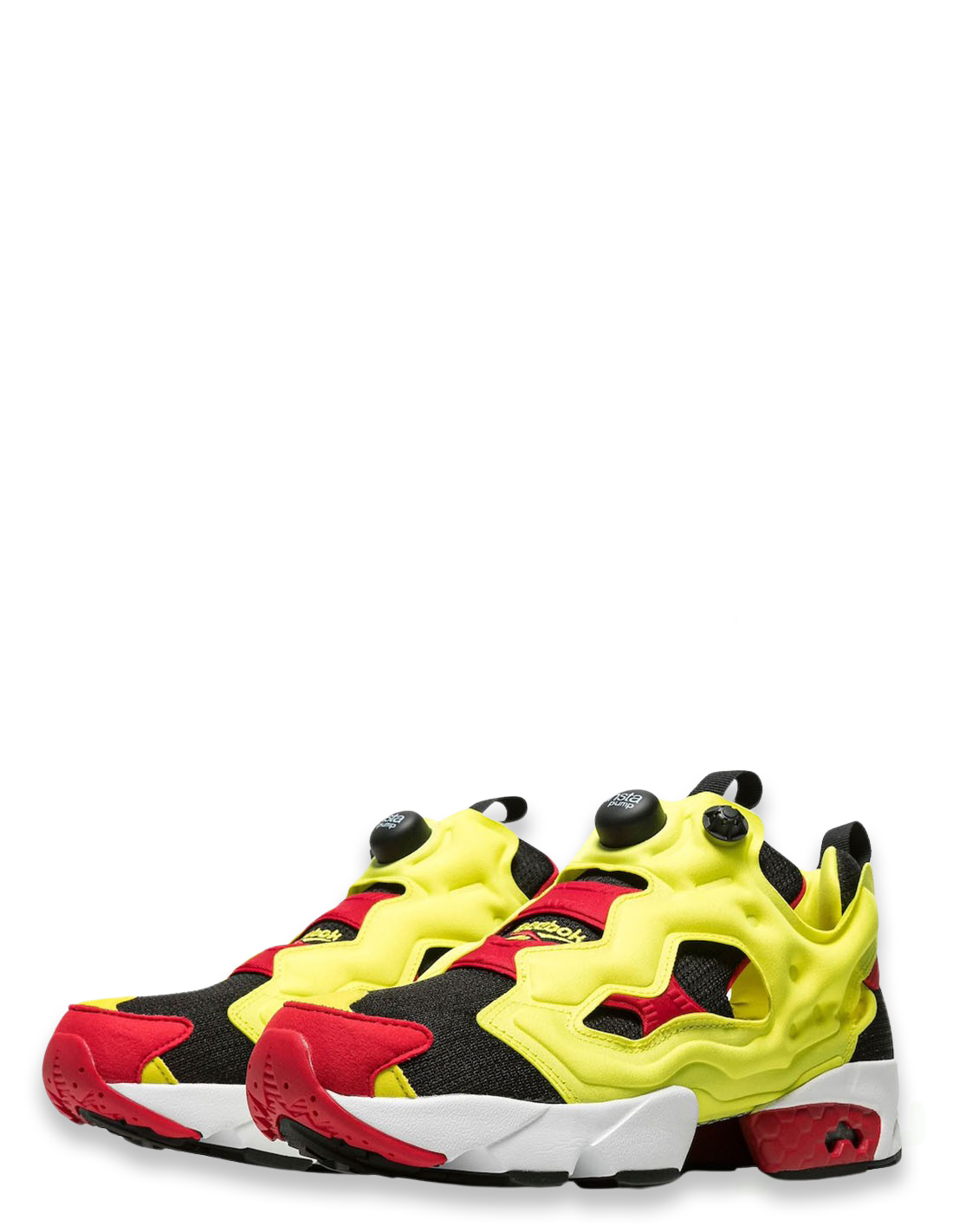 reebok Sneakers Homme Instapump Fury 94 Jaune/Rouge/Noir