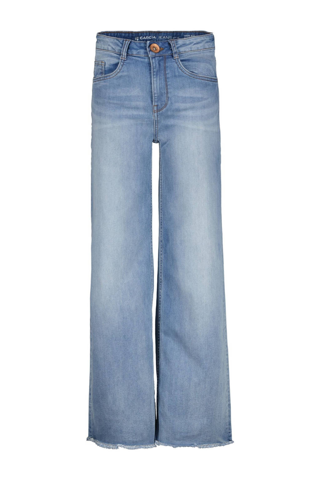 Garcia wide leg jeans blauw