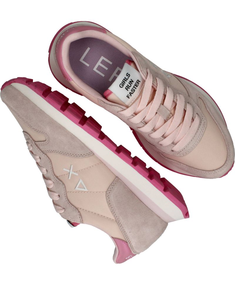 Sun 68 Ally Solid Nylon Sneakers Roze Dames