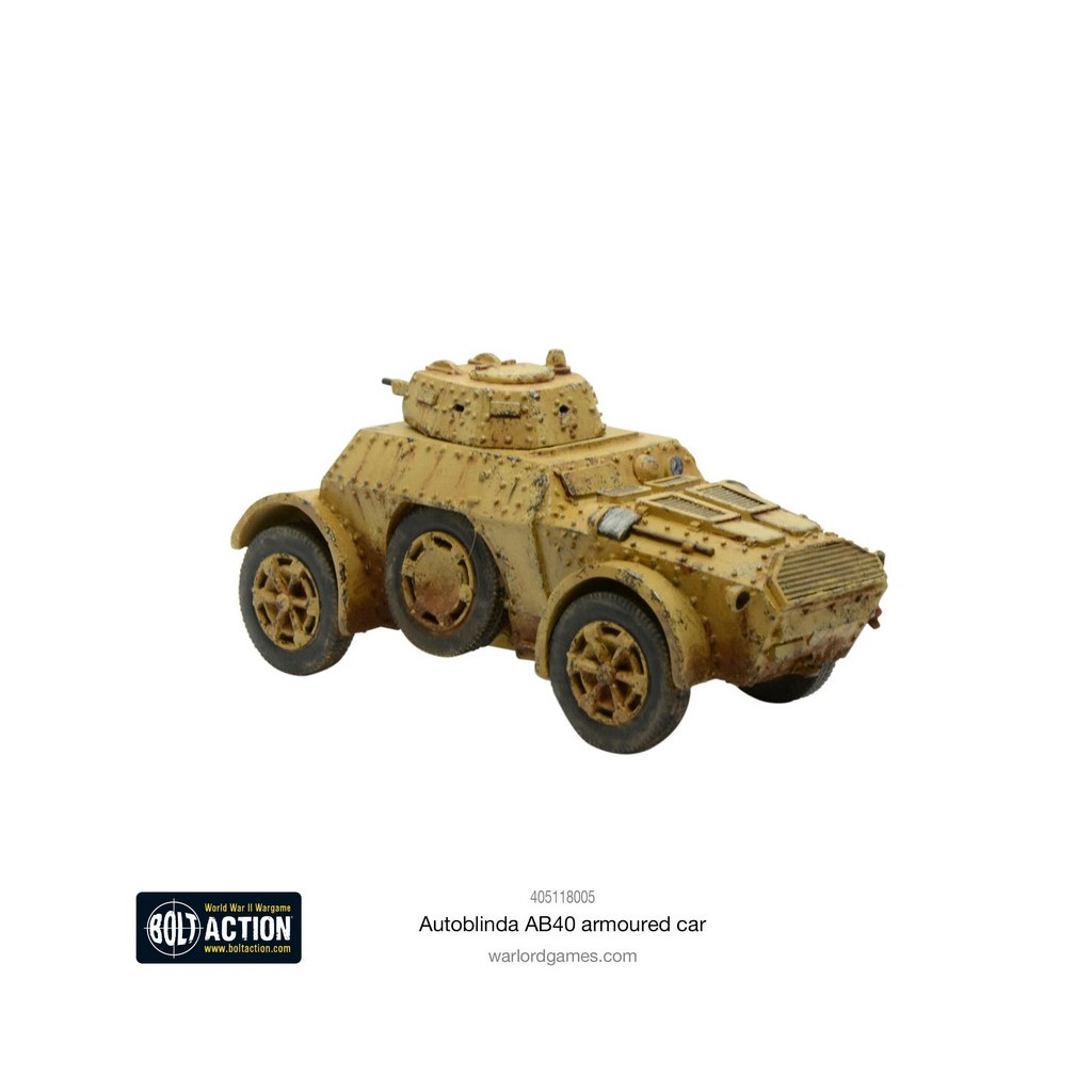 Bolt Action - Autoblinda AB40 Armoured Car