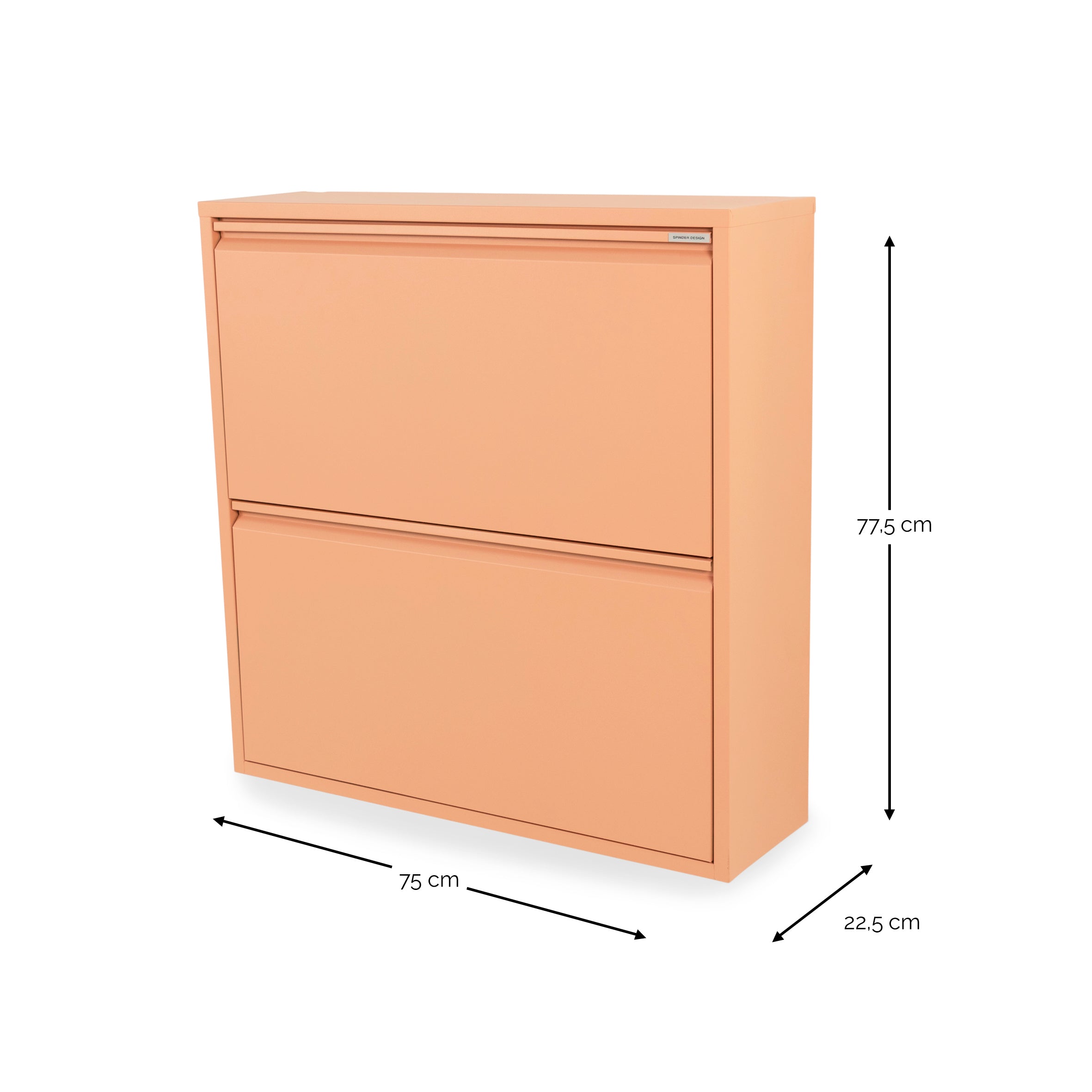 Spinder Design Billy 2 Schoenenkast - Clay Terra