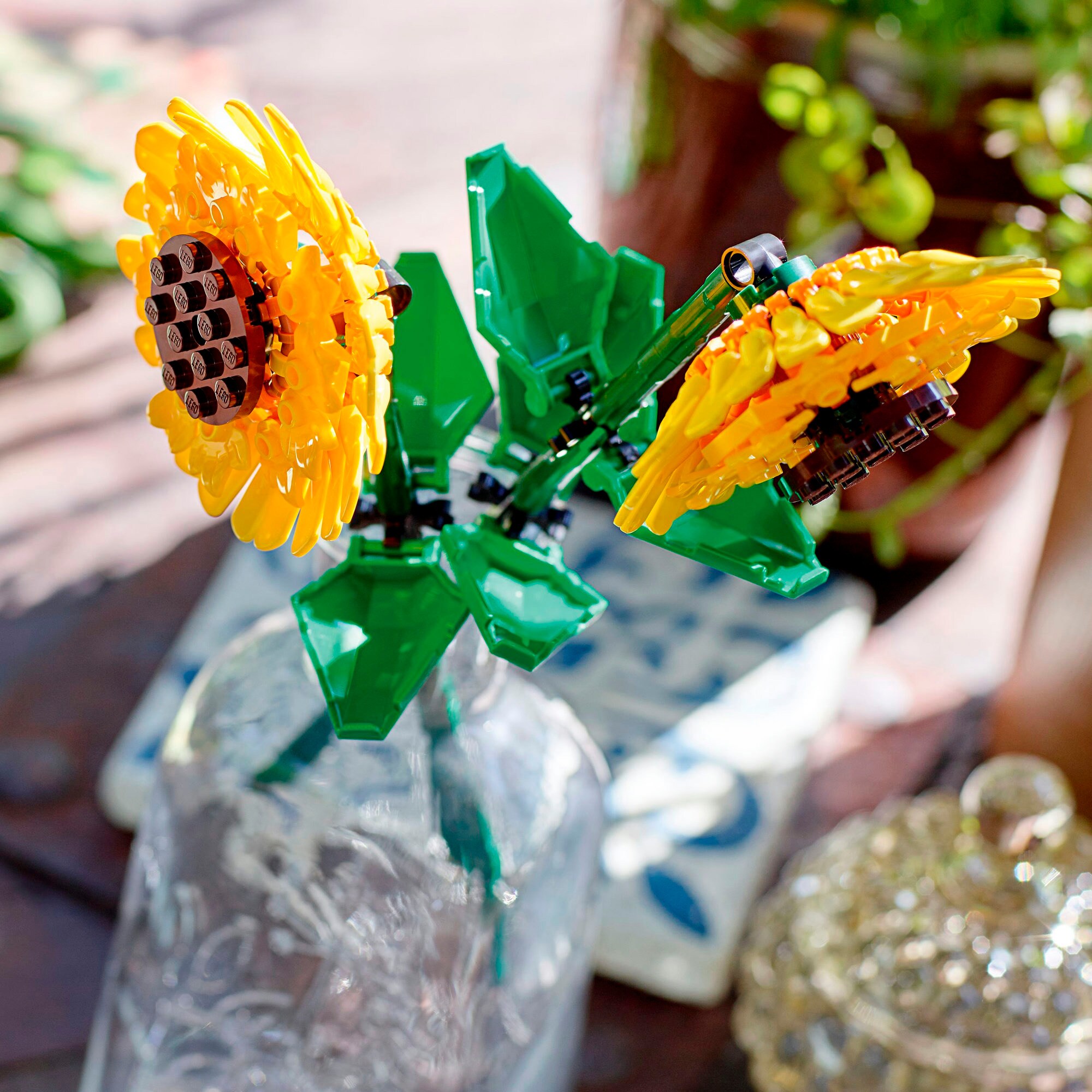 LEGO Konstruktionsspielzeug Botanicals Sonnenblumen