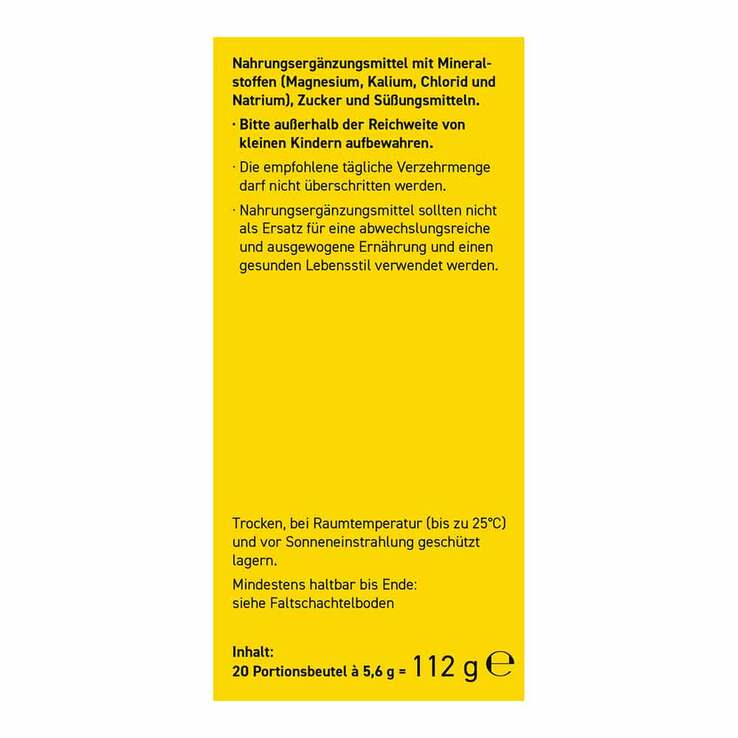 Wepa Elektrolyte Pulver Zitrone, 20X5.6 g