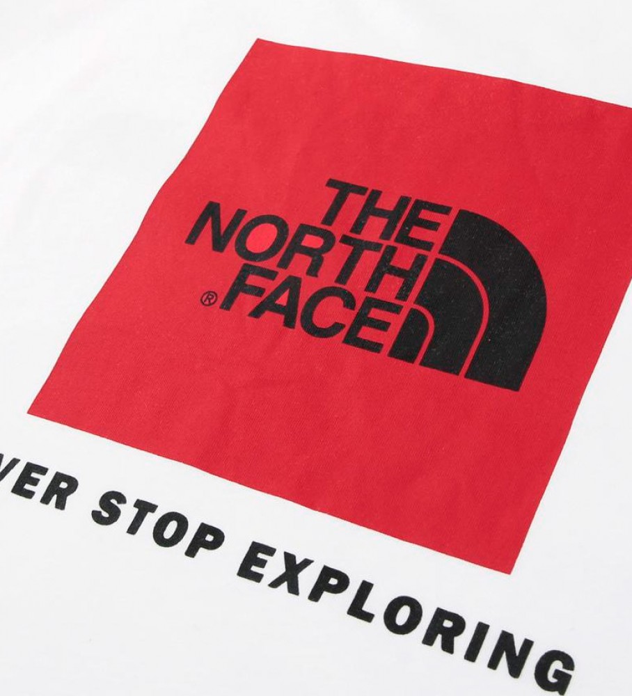 Camiseta The North Face Redbox de algodão branca