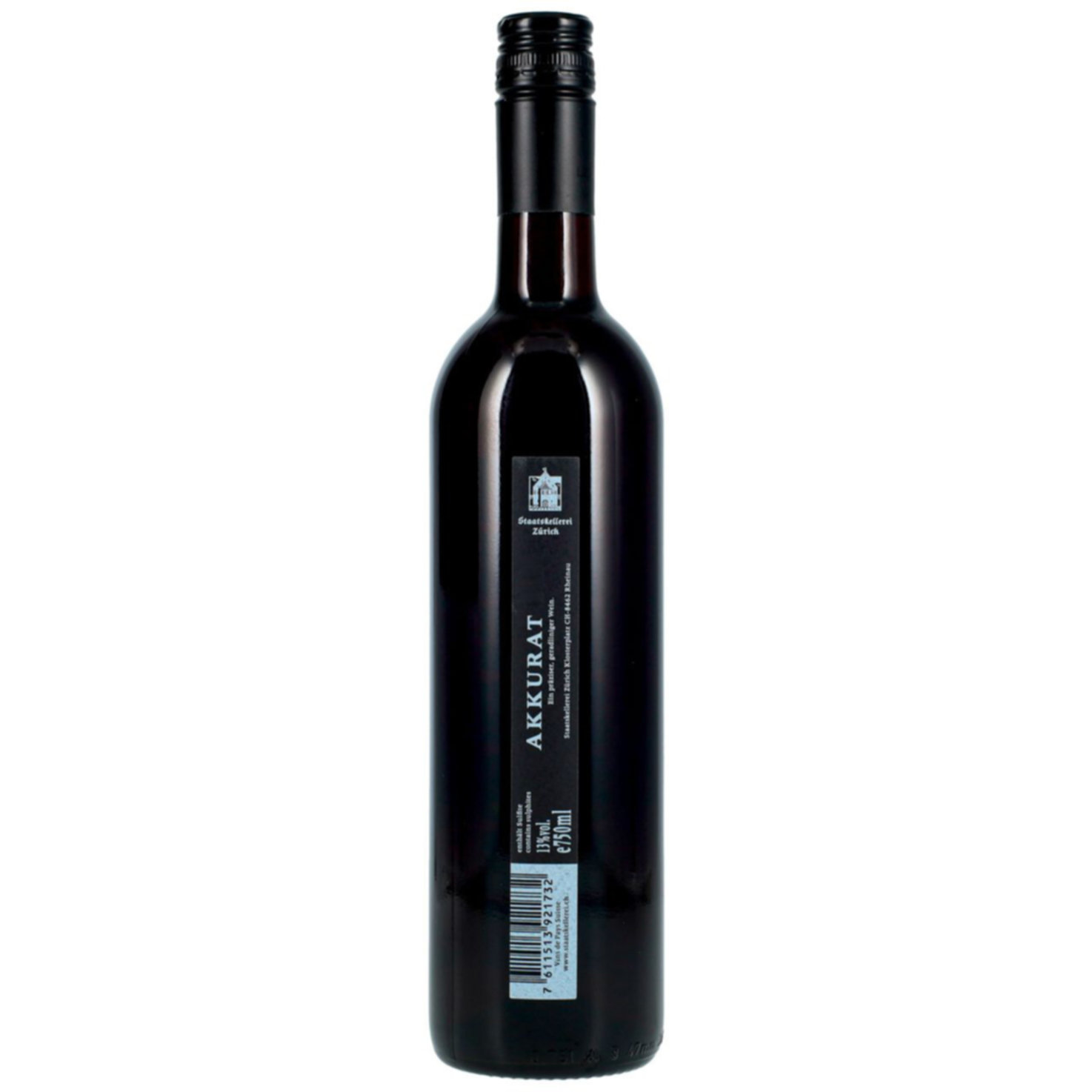 Akkurat Vin de Pays Suisse Staatskellerei Zürich -75cl