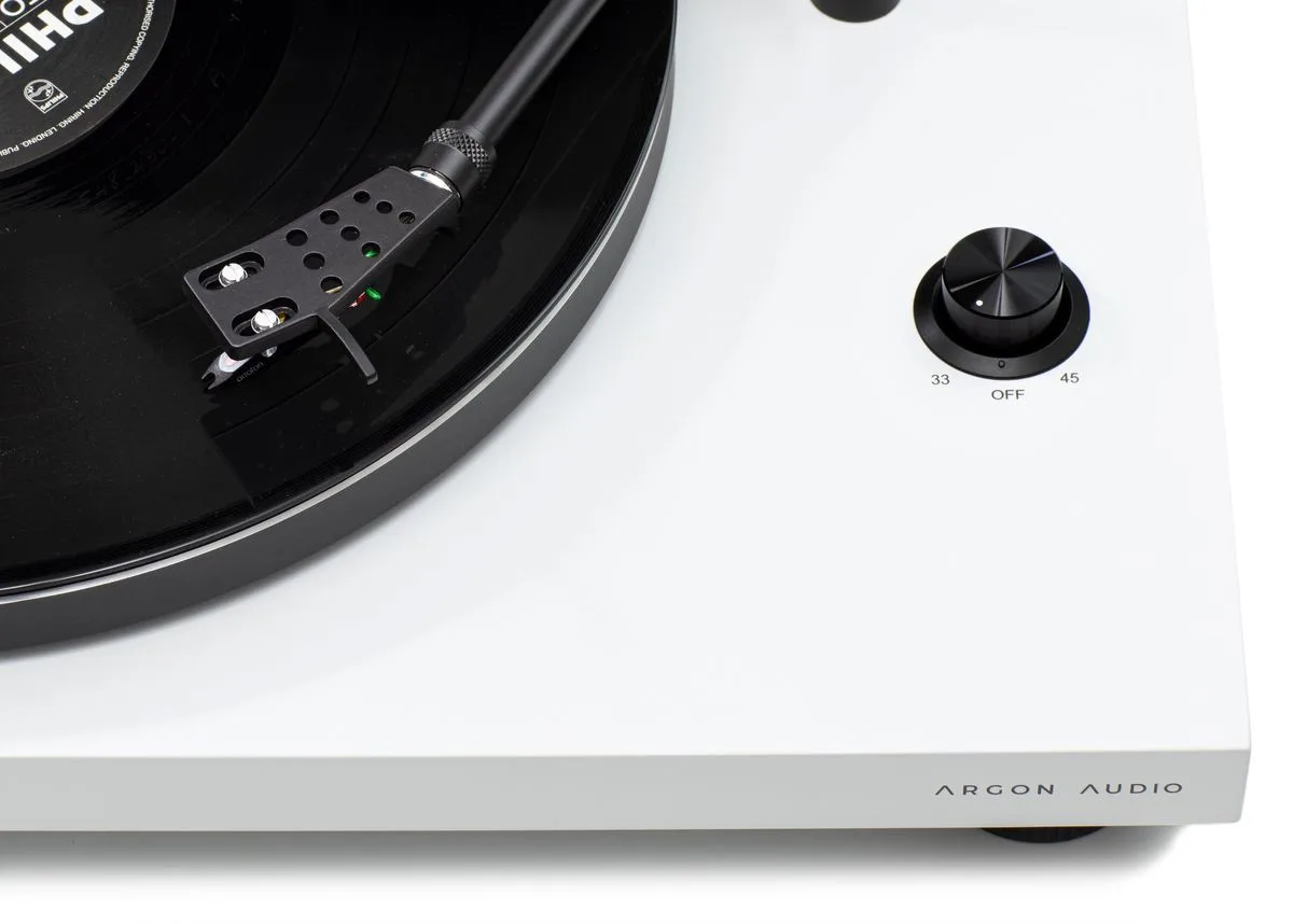 Argon Audio TT-3 Blanc Platines vinyle hi-fi