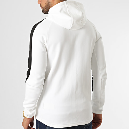 Veste Zippée Capuche A Bandes Evostripe 849915 Blanc