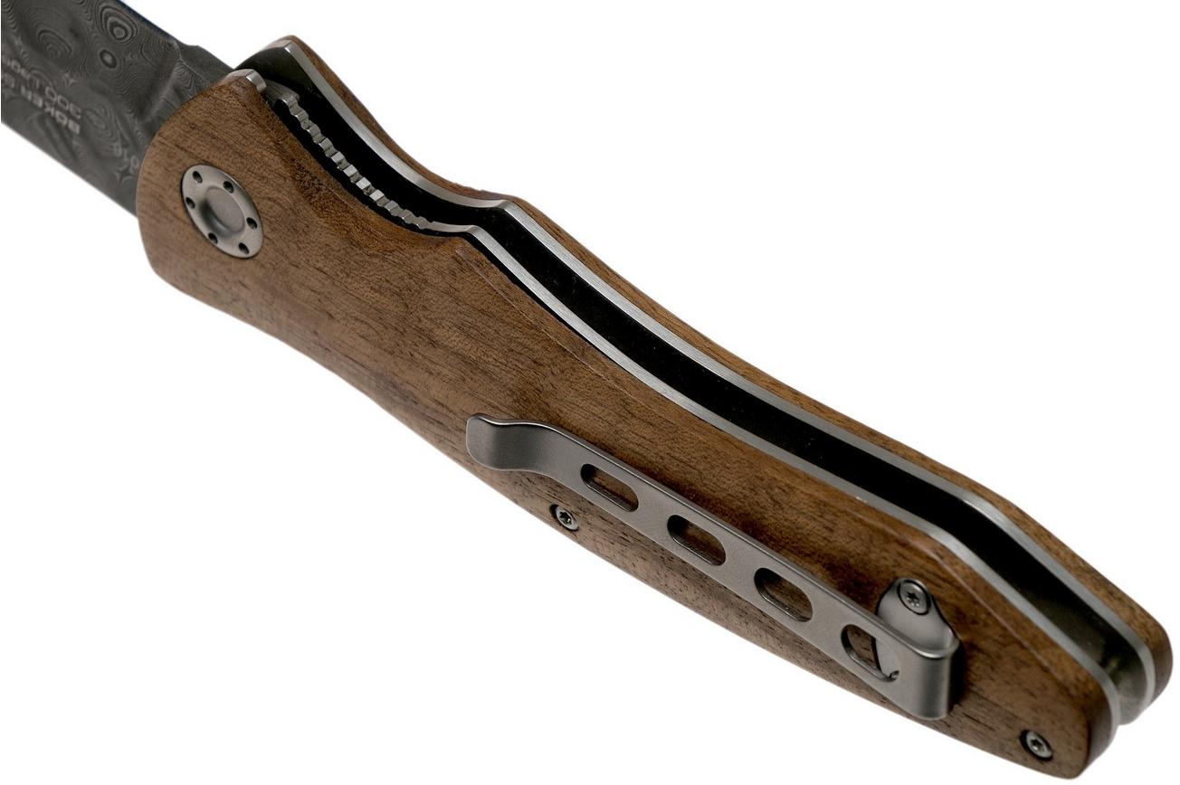 Böker Tirpitz Damast Wood 42 Limited Edition 110197DAM zakmes