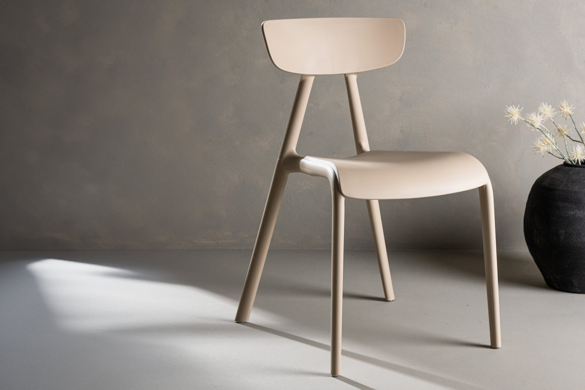 Fakse Eetkamerstoel - Set van 2 - Beige