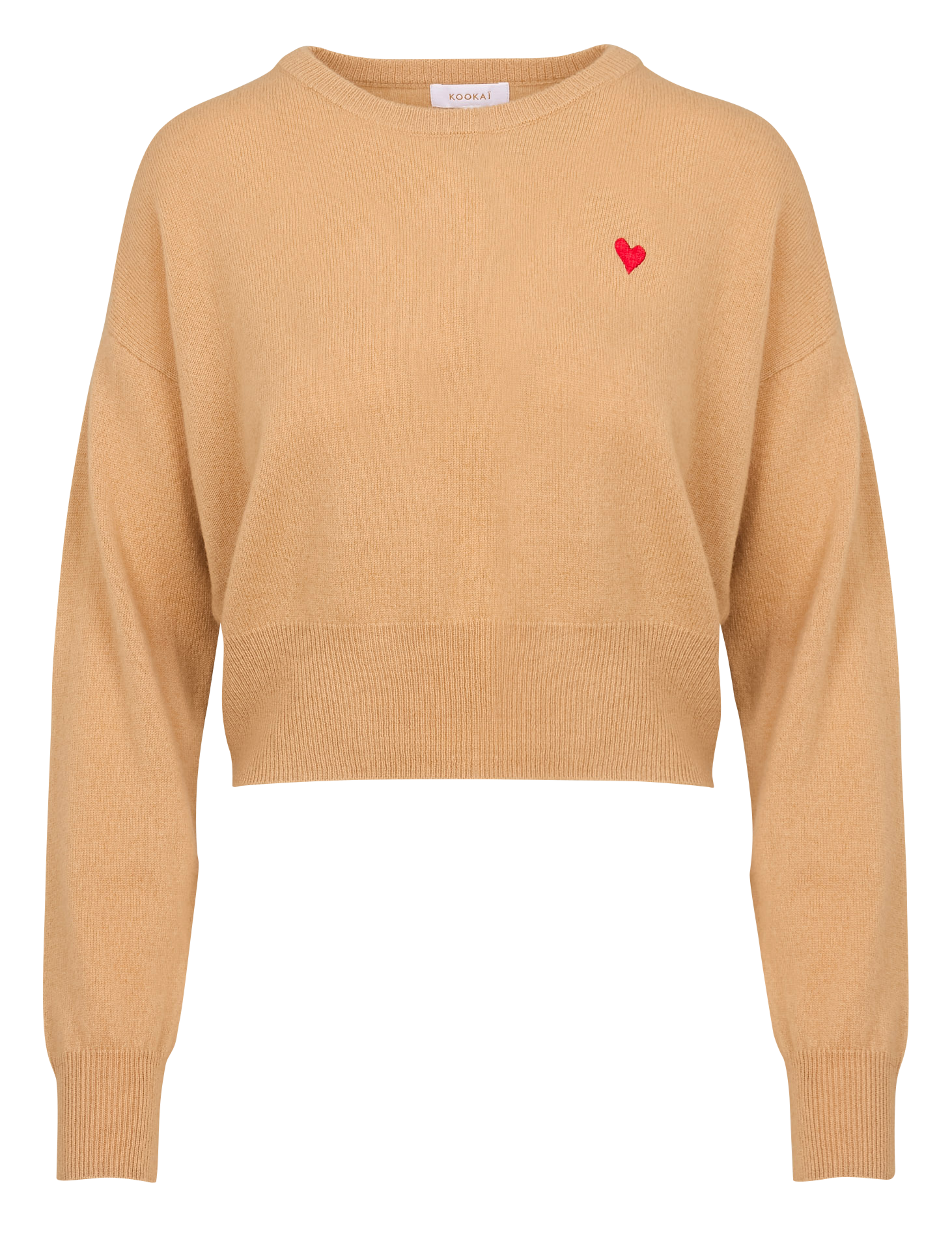 ANITA - Pull droit en laine et cachemire | Beige