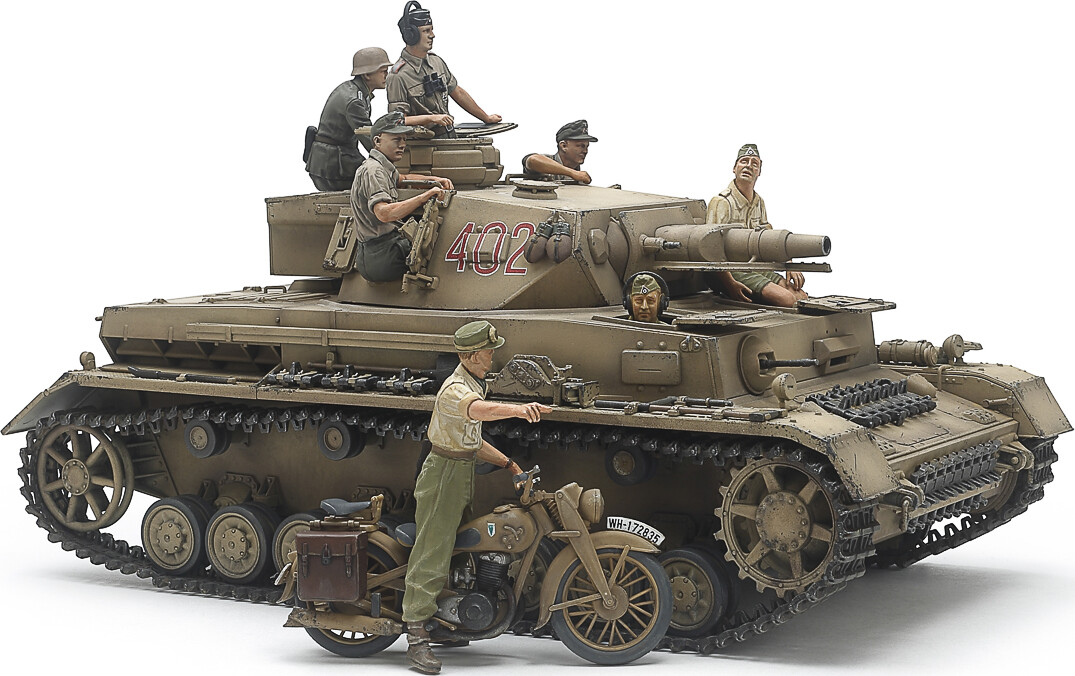 Tamiya - German Tank Panzerkampfwagen IV Ausf.F - 1/35 - 25208