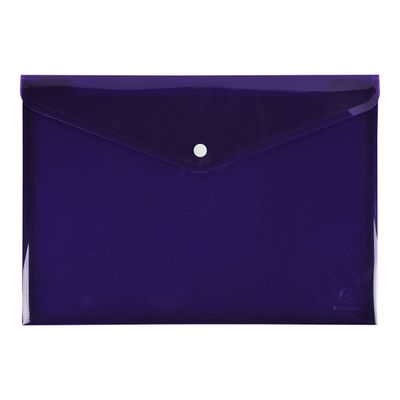 Exacompta Iderama - Pochette enveloppe - format A4 - bouton pression - disponible dans différentes couleurs