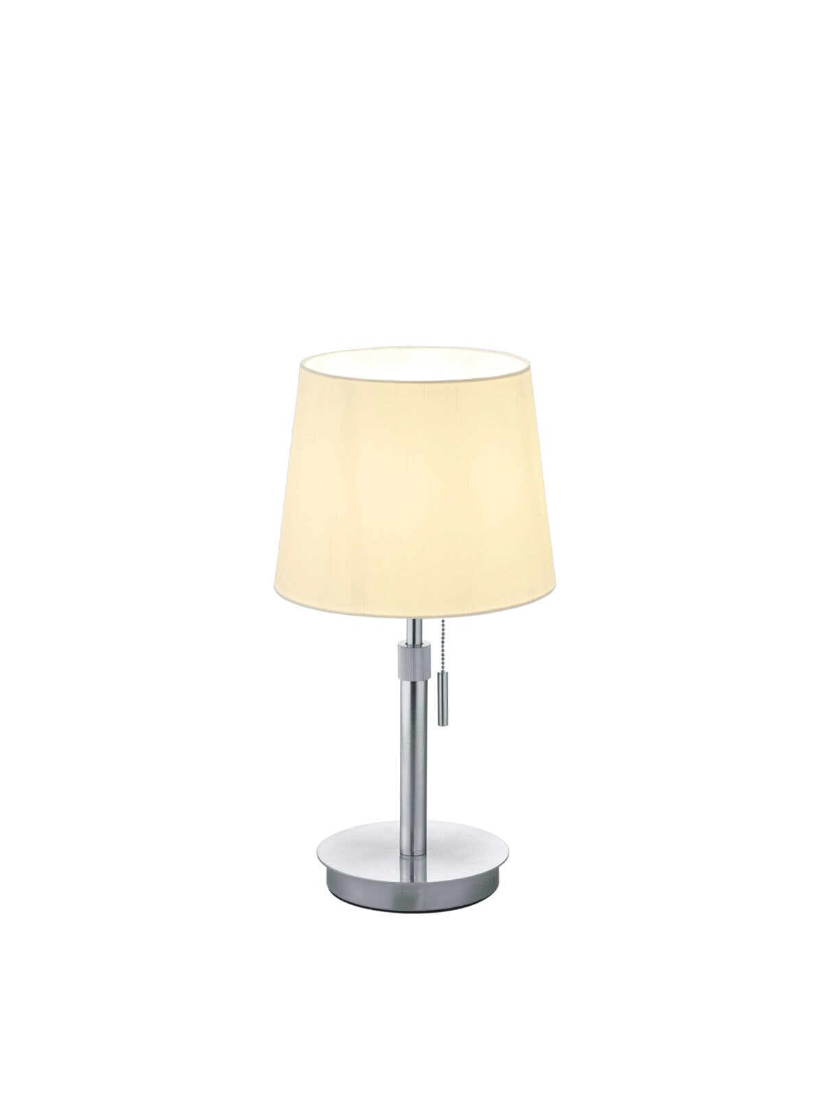 TRIO Retrofit Tischlampe LYON nickelfarbig