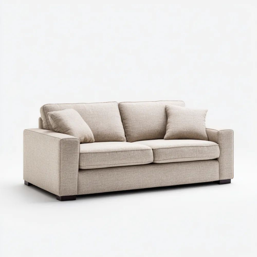 2-Sitzer-Sofa Stoff 200x95x85 cm - Beige