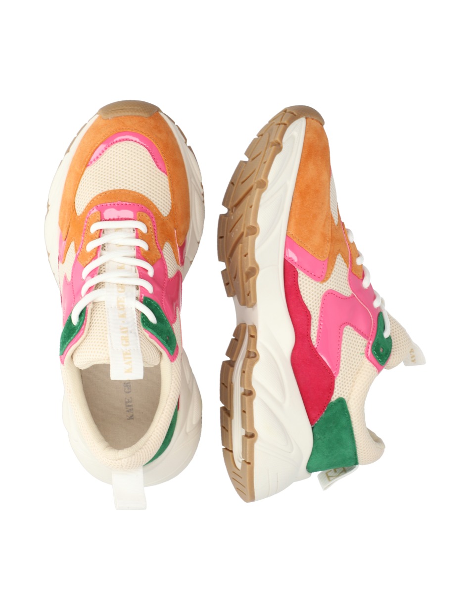 Lederkombination Sneaker
