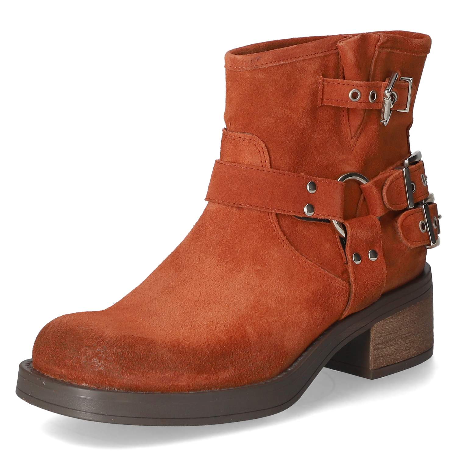 LAZAMANI Bikerboots - rust