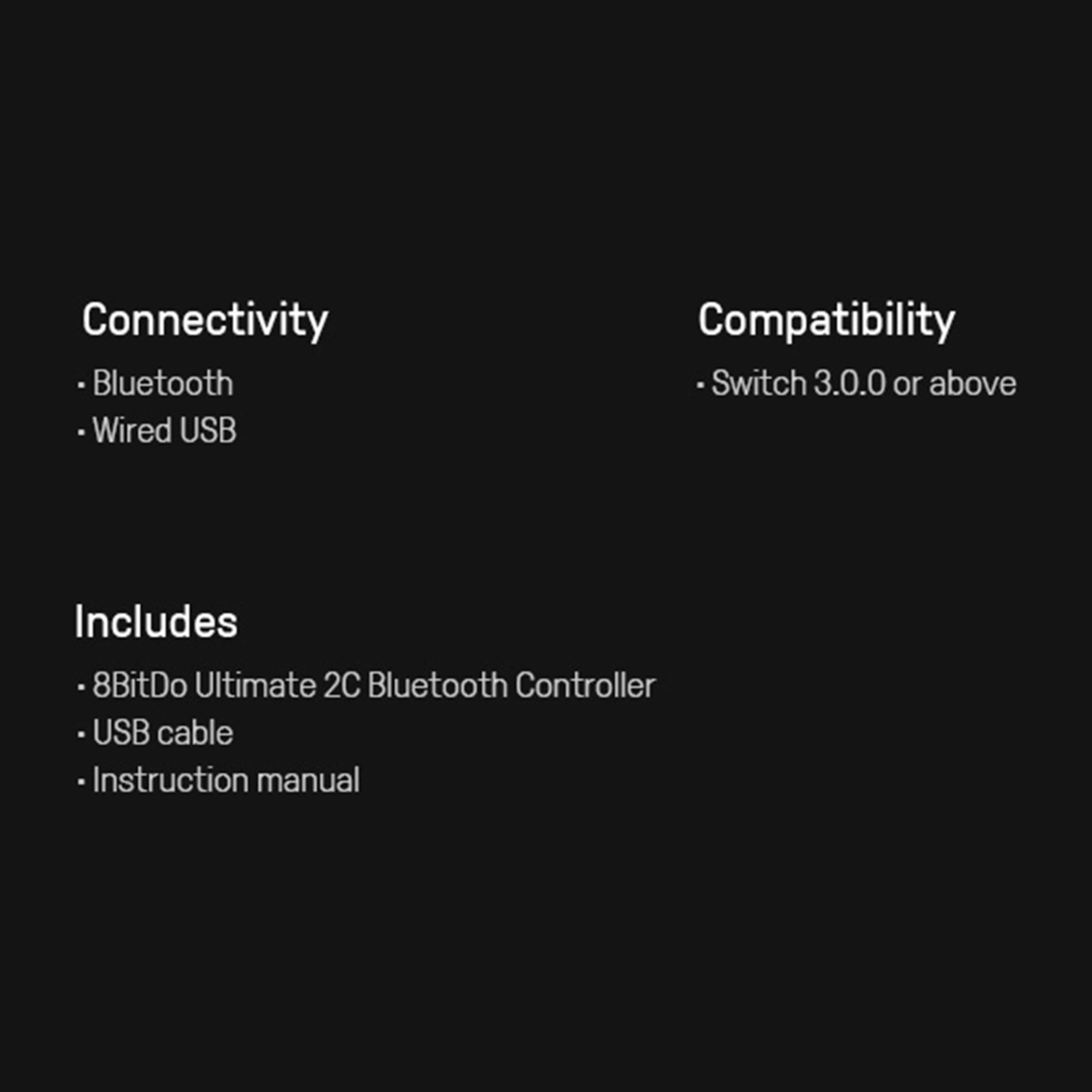 8Bitdo Ultimate 2C Trådløs håndkontroll for Nintendo Switch Blå