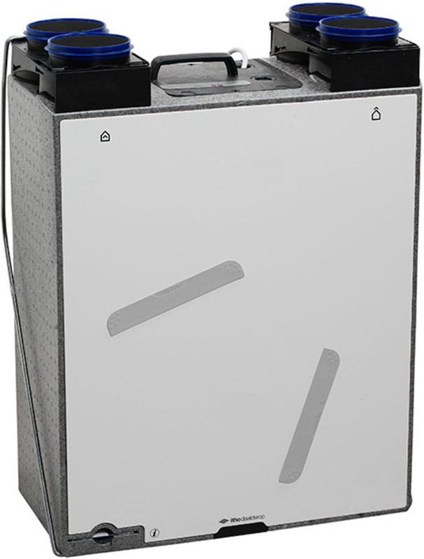 Itho Daalderop - HRU ECO 200 - Ventilatieunit - Warmteterugwinning - Euro Stekker