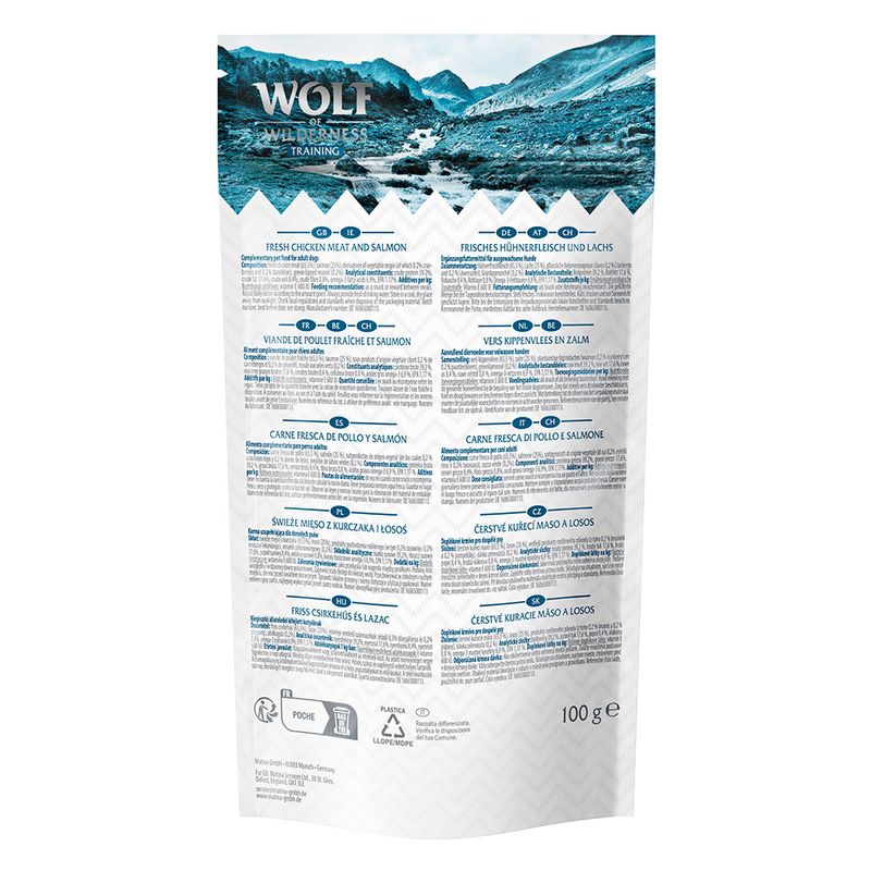 Wolf of Wilderness Training Explore the Blue River poulet, saumon ✓ pas cher