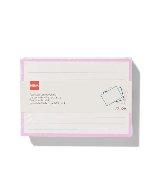 100 flashcards A7 recharge