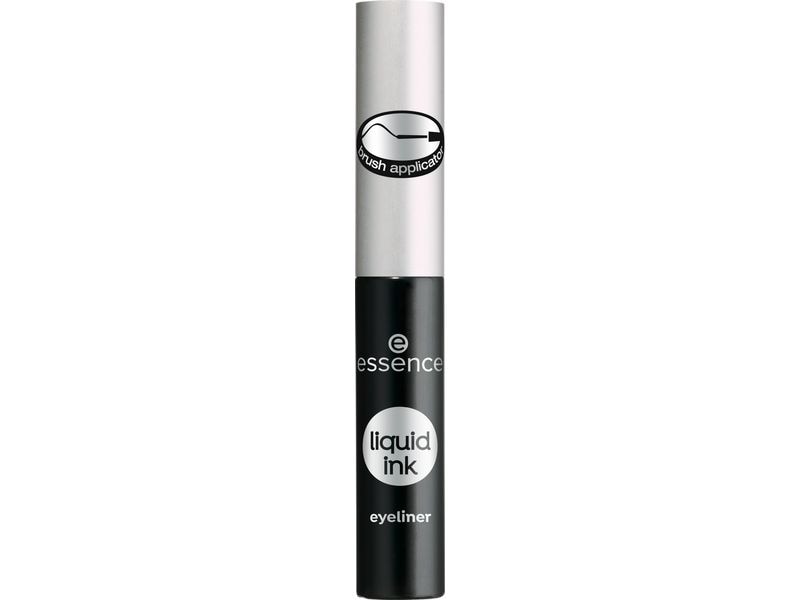 essence Eyeliner Liquid 0 schwarz Veganer Eyeliner mit feinem Pinsel-Applikator
