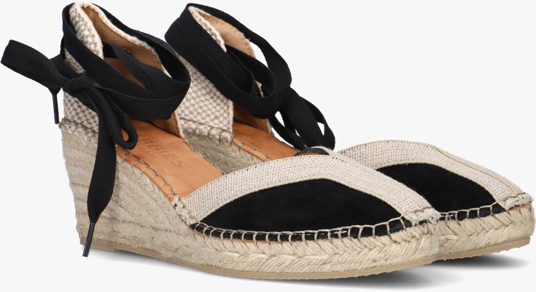 zwarte shabbies espadrilles kaila ki seven