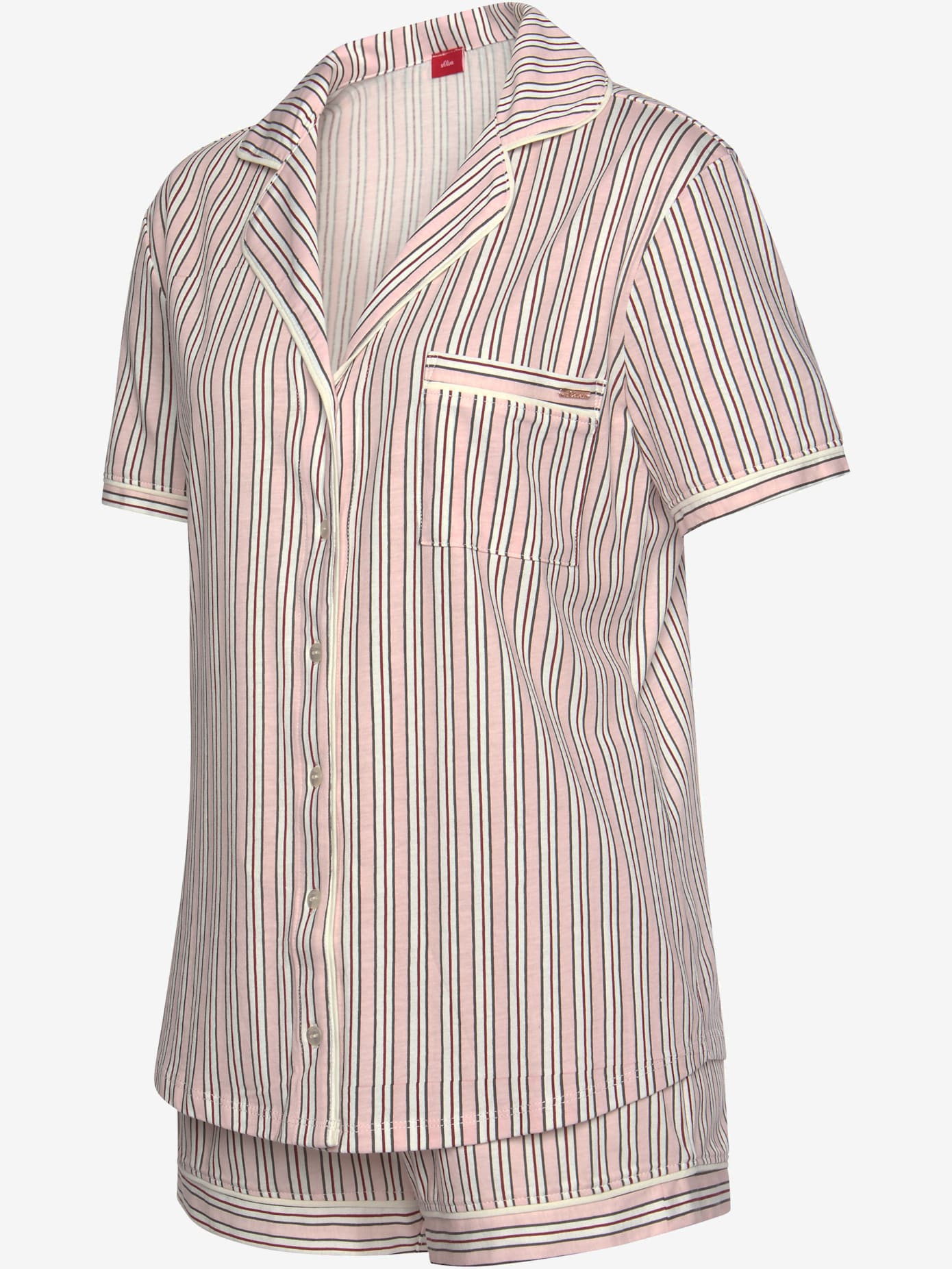Élégant pyjama court avec motif sur toute la surface