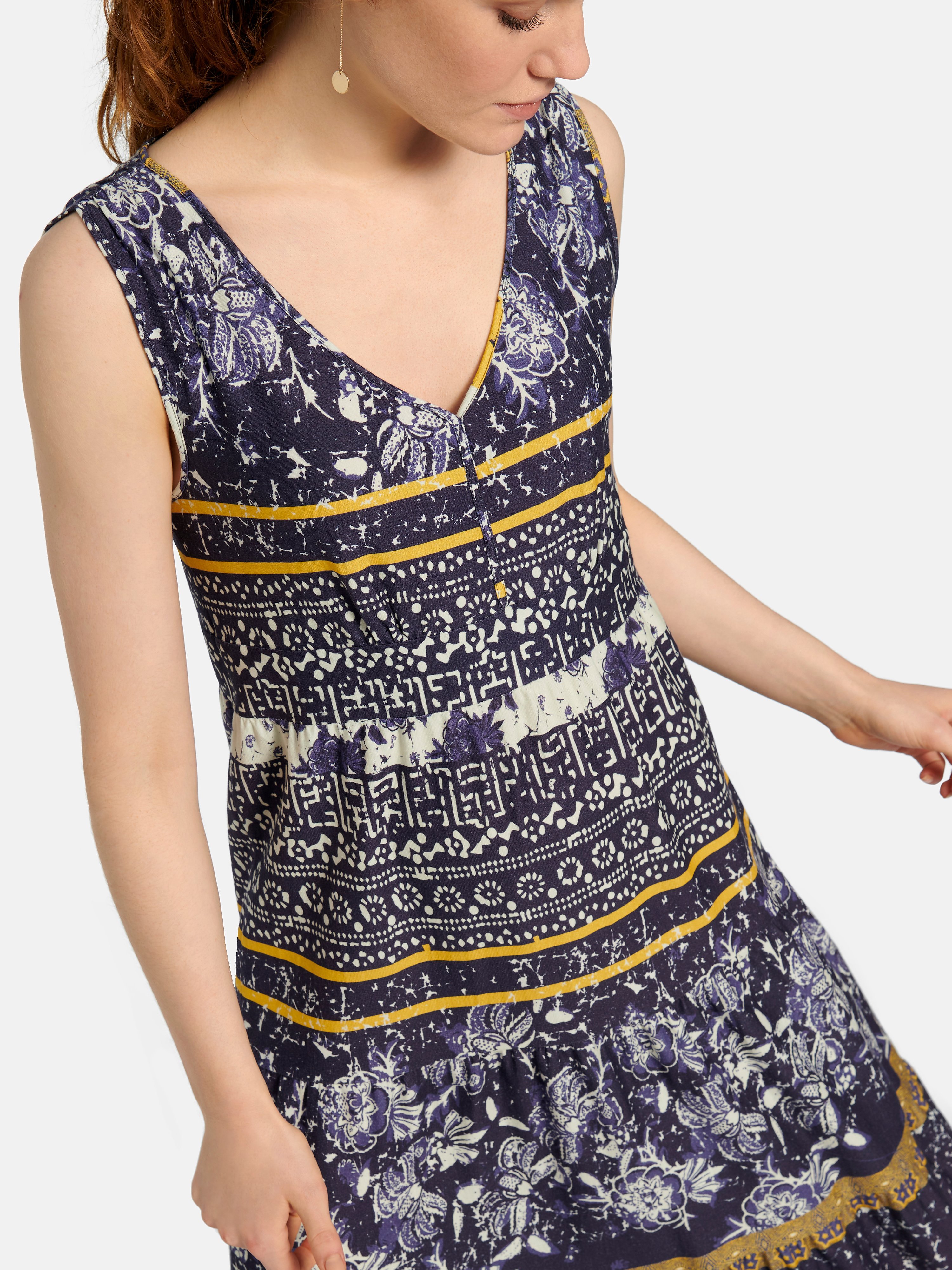 Ärmelloses Jersey-Kleid