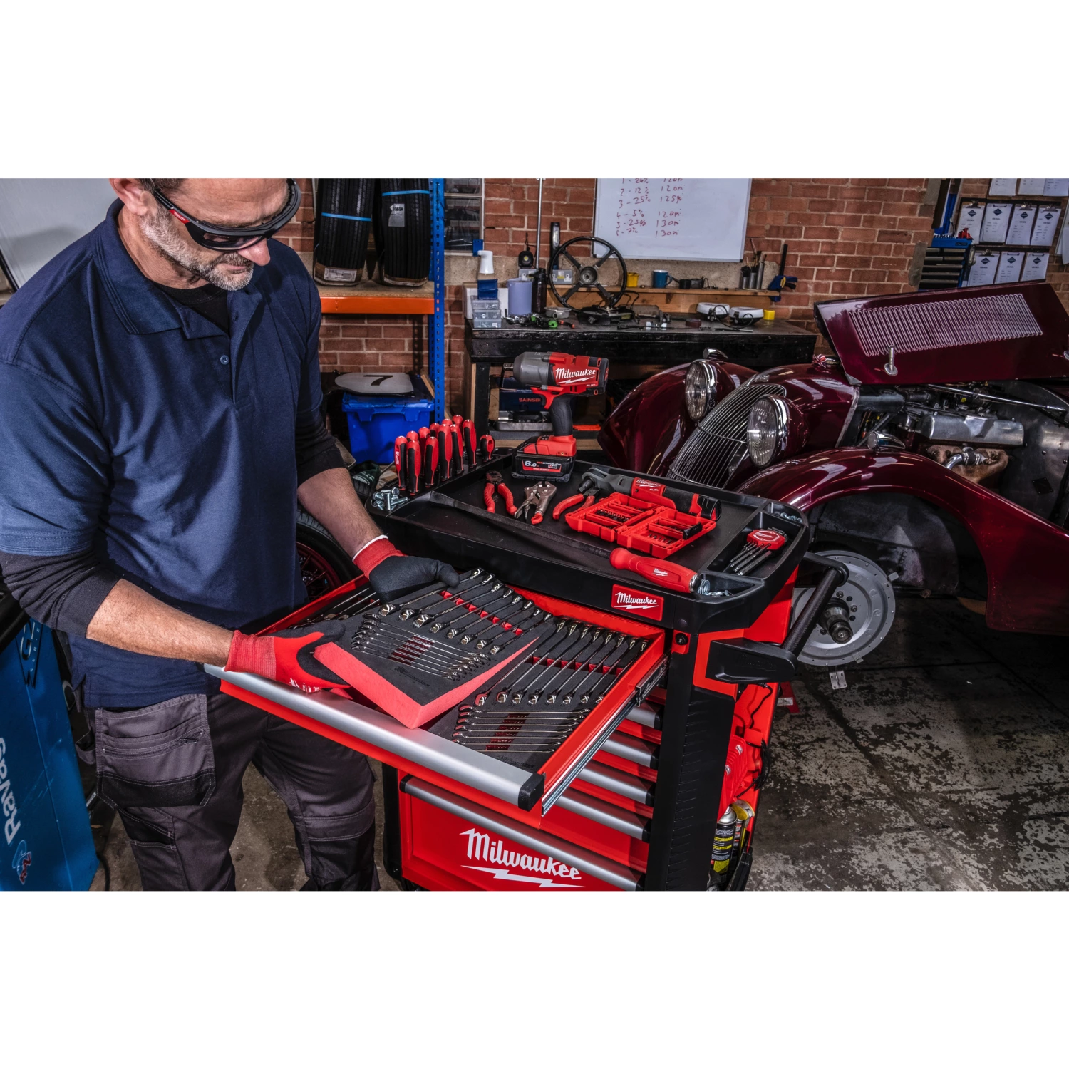 Milwaukee 4932479827 Foam Inlay Ring-steeksleutel set MAXBITE™