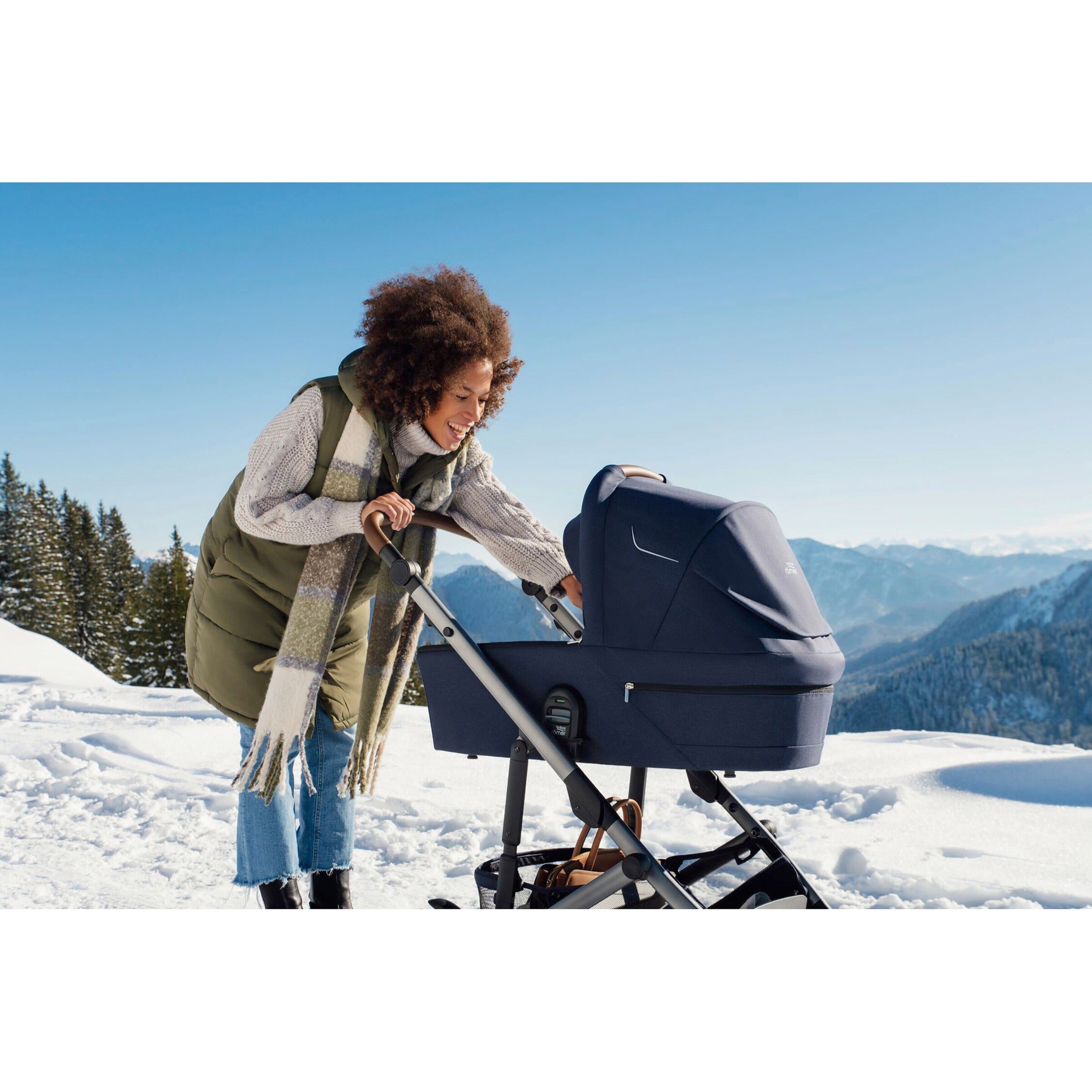 Britax Römer - Britax Römer Diamond Kombikinderwagen SMILE 5Z STYLE Travel-Set inkl. Babyschale BABY-SAFE PRO und Isofix-Basis VARIOBASE 5Z night blue