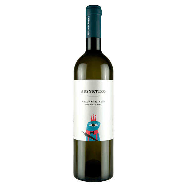 Assyrtiko vin blanc sec de Grèce IGP Attique