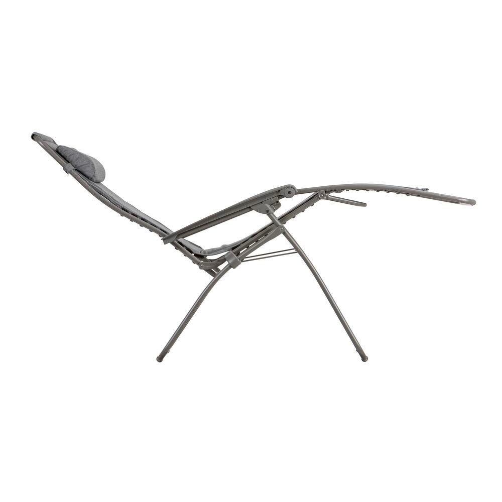 Gepolsterte Zero-Gravity-Relaxliege - XL RSX Clip XL LightComfort® Grau Ombre