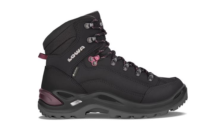 Lowa Renegade GTX Mid Ws Wandelschoenen schwarz/pflaume