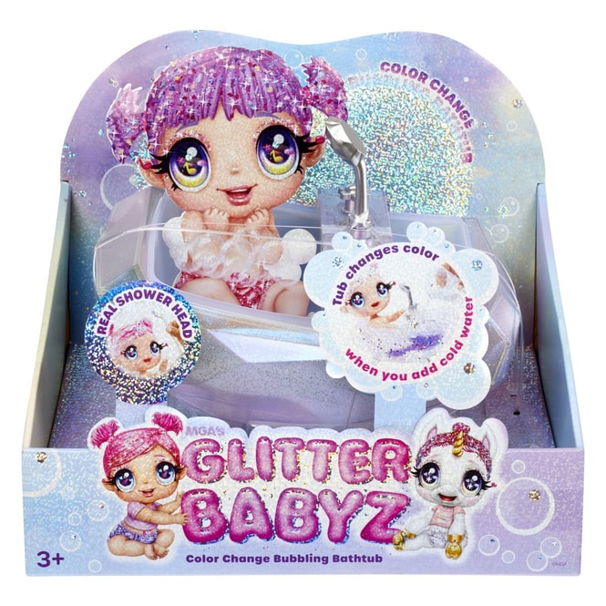 Glitter Babyz - Color Change Bubbling Bathtub