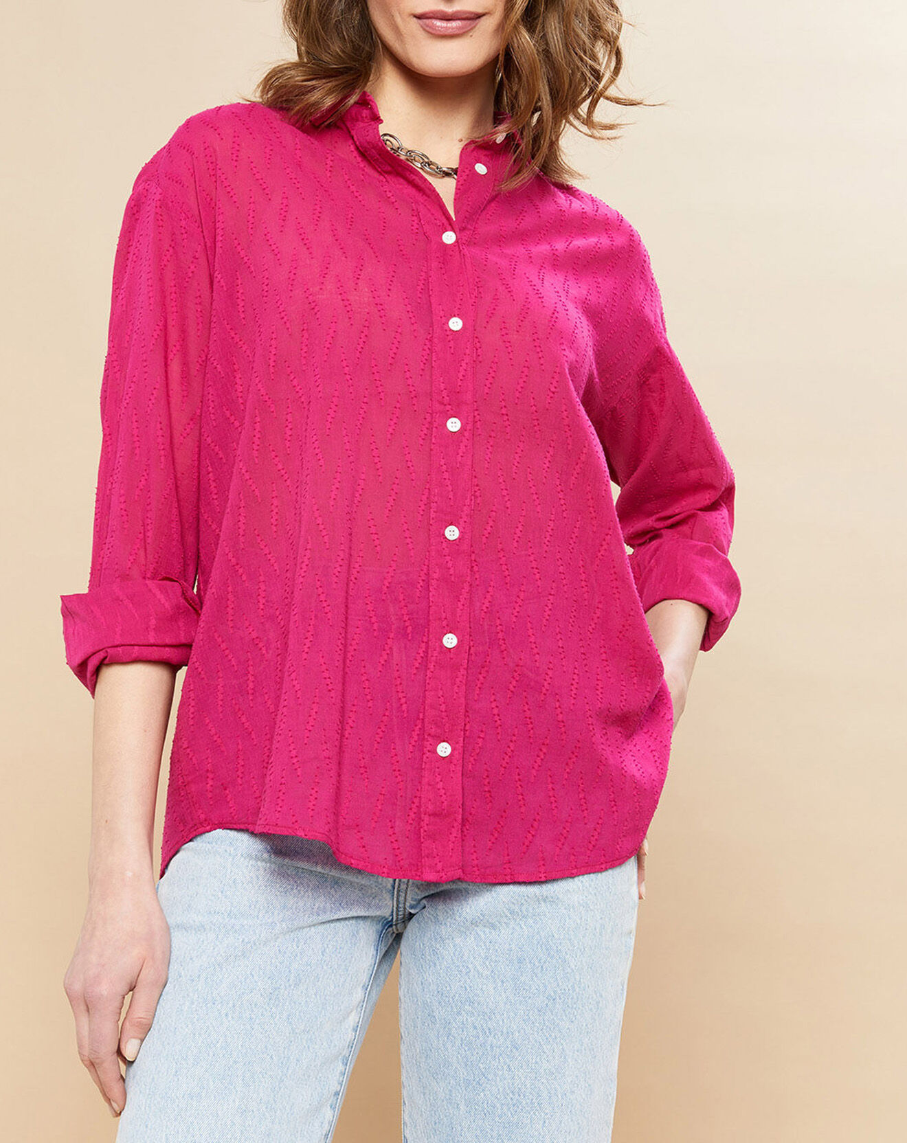 Hartford Chemise Charlot fushia