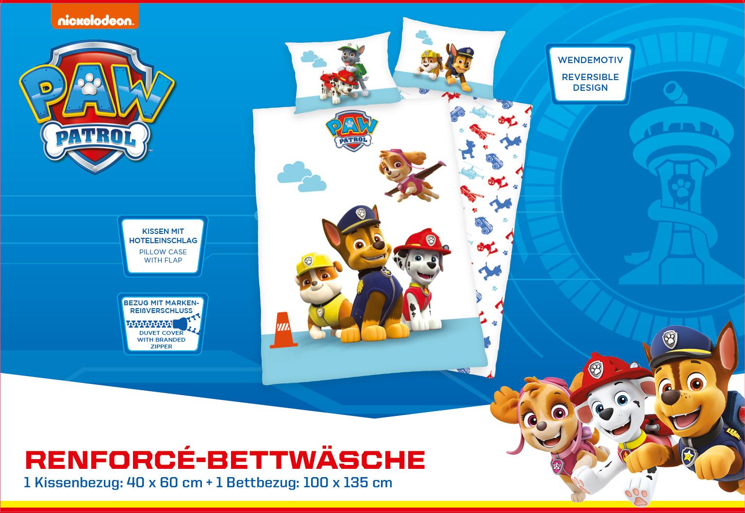 Baby Bettwäsche PAW PATROL