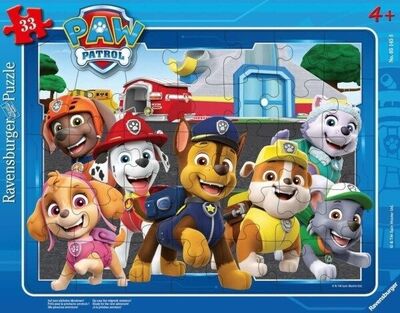 Ravensburger Rammepuslespill Paw Patrol Movie, 33 Brikker