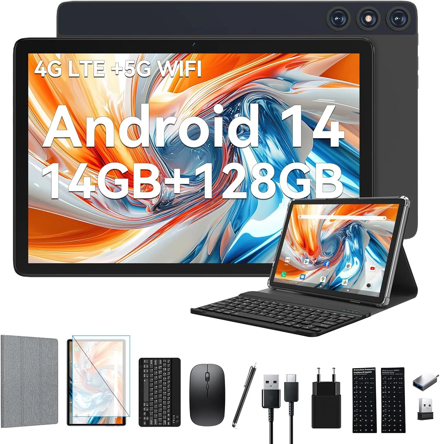 2024 Neueste Android 14 Tablet 10 Zoll