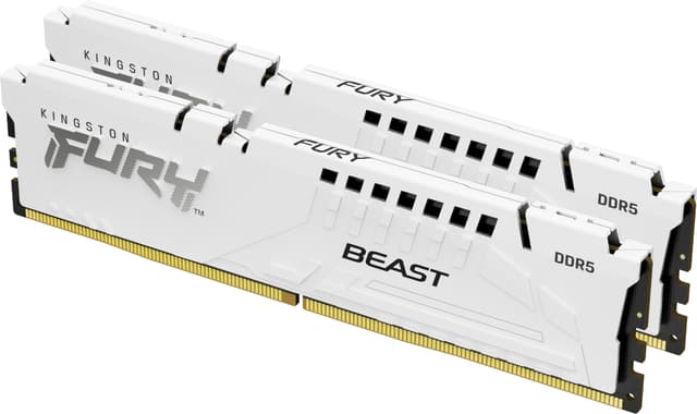 Kingston FURY Beast RGB 32GB DDR5 RAM 6000MT/s CL30 (hvid)