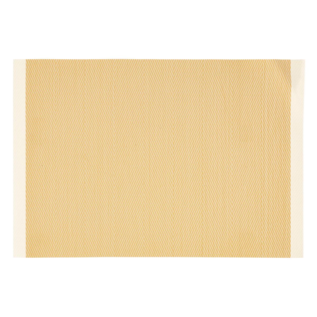 SET DE TABLE TEXALINE RECYCLE JAUNE 45X30CM