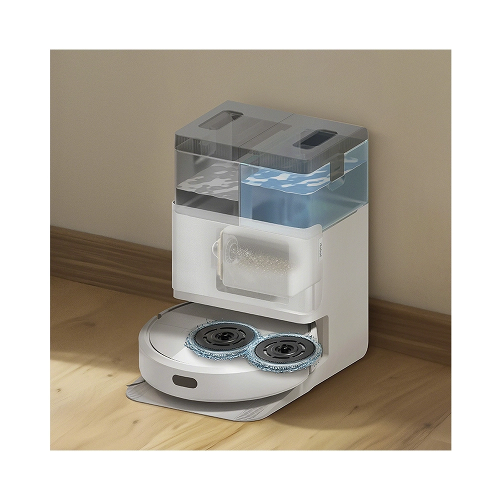 iRobot Roomba Plus 405 Combo + AutoWash Dock Saug- und Wischroboter weiss