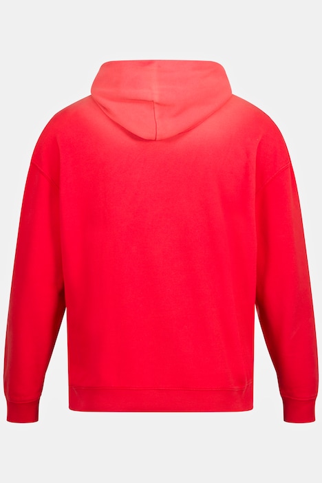 STHUGE Hoodie mit Vintage Look, Oversized, Brustprint, Kapuze, Langarm, bis 8 XL