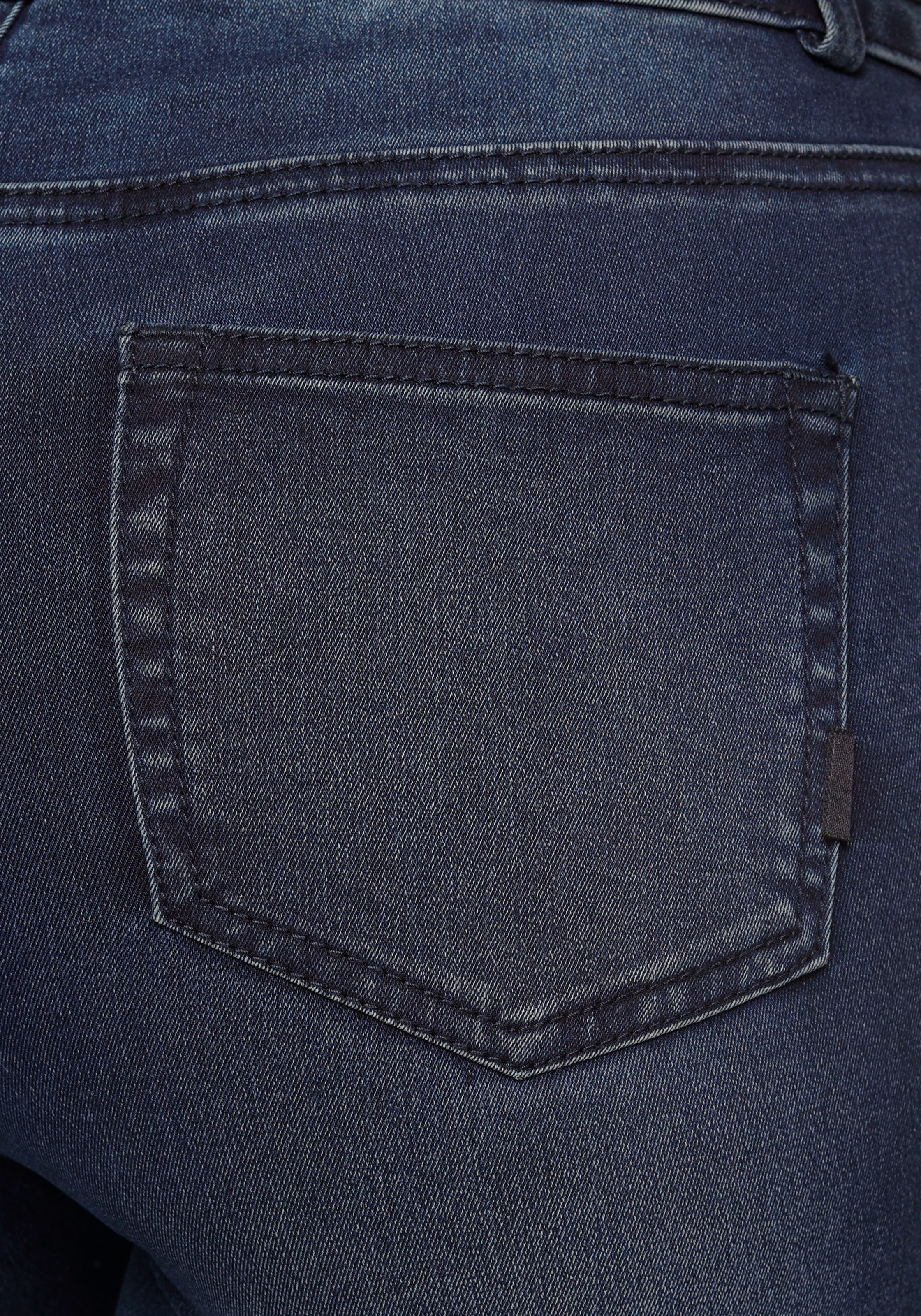 Arizona Skinny-fit-Jeans »Ultra Stretch«, extra-enger Beinschnitt,  hohe Leibhöhe,  knöchellang