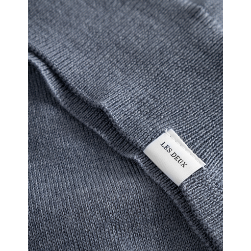 Les Deux Greyson Merino Striktrøje, Grey Melange, XL