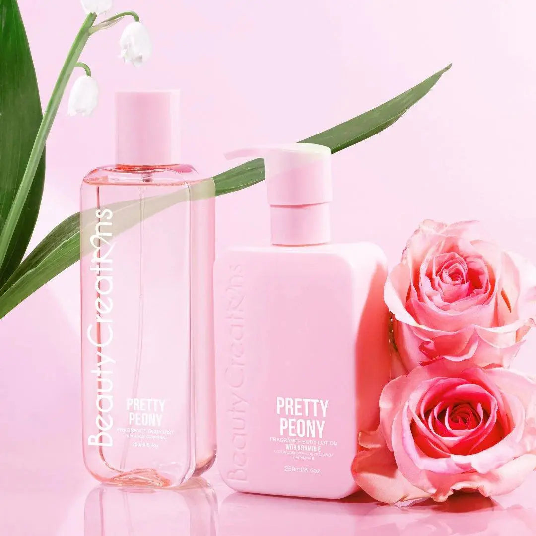 Tis The Season Body Lotion & Mist Spray Set Pretty Peony
