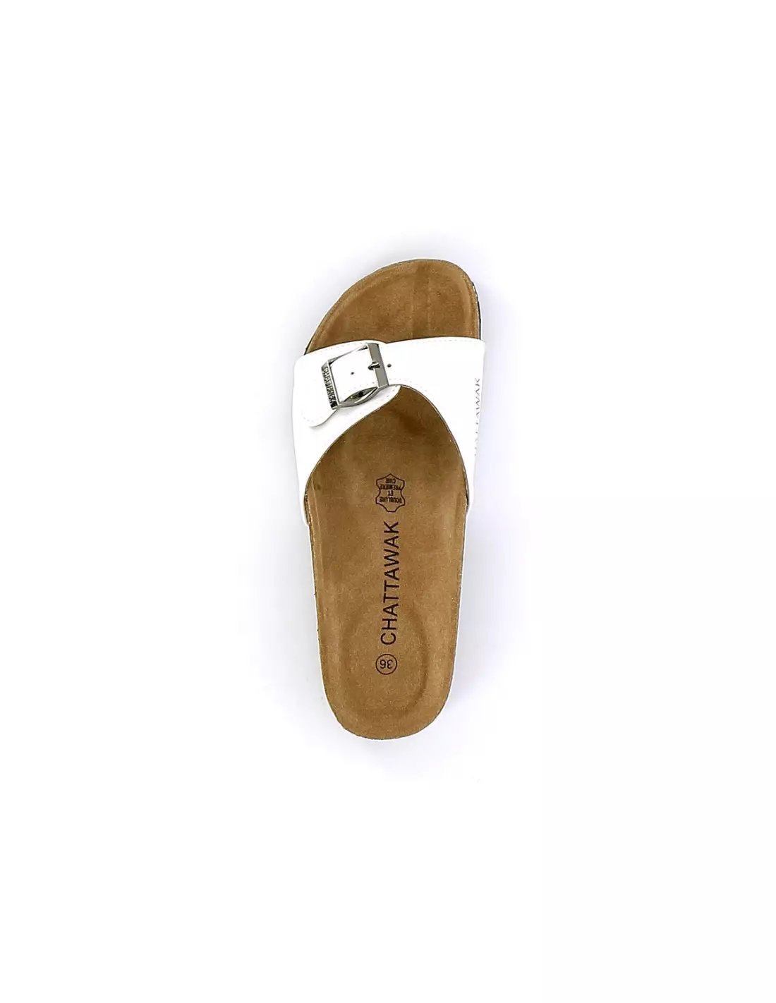 CHATTAWAK OPALINE - Mules & sabots Blanc