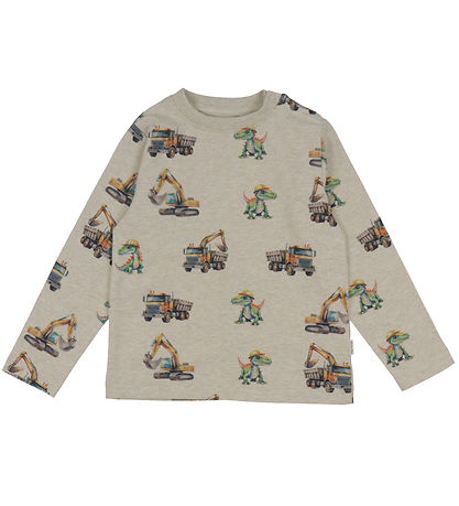 Minymo Bluse - Beige Melange